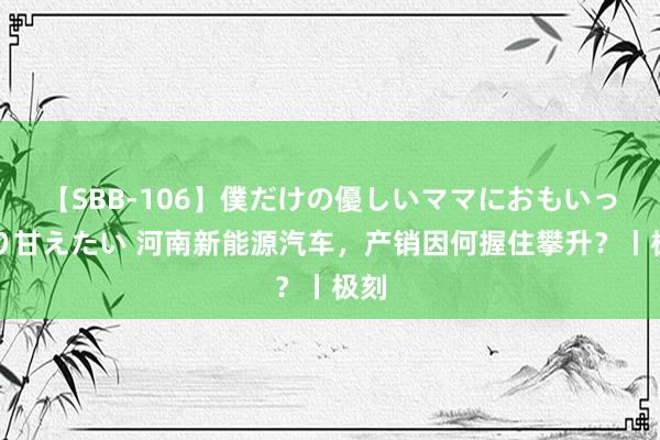 【SBB-106】僕だけの優しいママにおもいっきり甘えたい 河南新能源汽车，产销因何握住攀升？丨极刻