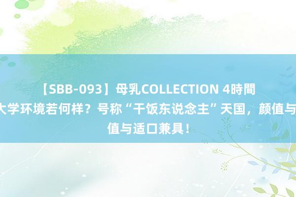 【SBB-093】母乳COLLECTION 4時間 深圳工夫大学环境若何样？号称“干饭东说念主”天国，颜值与适口兼具！