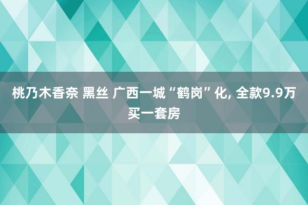 桃乃木香奈 黑丝 广西一城“鹤岗”化， 全款9.9万买一套房