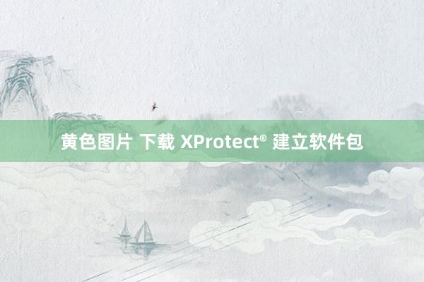 黄色图片 下载 XProtect® 建立软件包